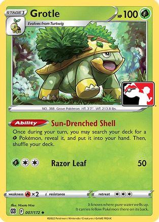Grotle 007 - Holofoil Prize Pack Series Cards - Uncommon