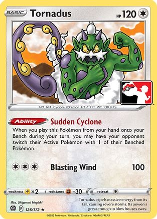 Tornadus Prize Pack Series Cards - Rare