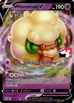 Whimsicott V - 160/172/172 - Holofoil Prize Pack Series Cards - Promo