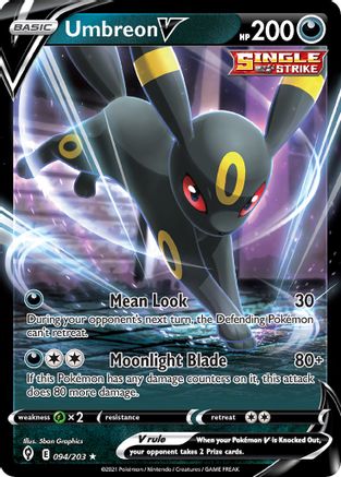 Umbreon V 094/203 Deck Exclusives - Promo
