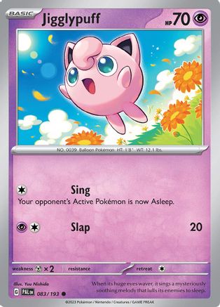 Jigglypuff 083 SV02 Paldea Evolved - Common