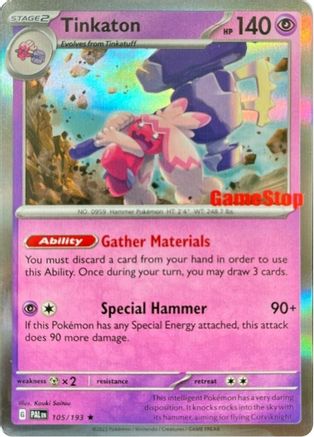 Tinkaton 105/193 - Holofoil Miscellaneous Cards & Products - Promo