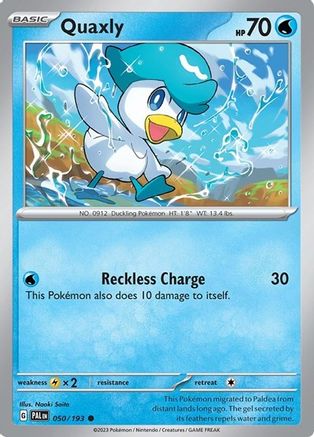 Quaxly 050/193 - Holofoil Miscellaneous Cards & Products - Common