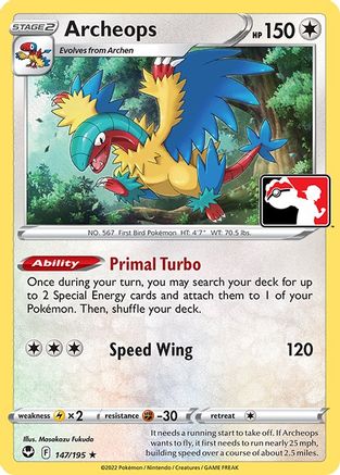 Archeops 147 Prize Pack Series Cards - Rare