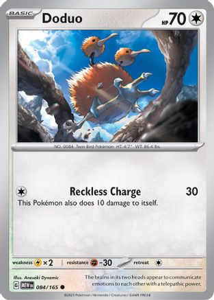 Doduo 084 SV Scarlet & Violet 151 - Common