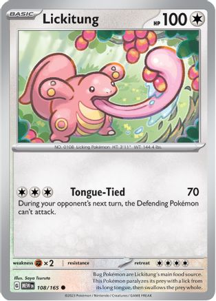 Lickitung 108 SV Scarlet & Violet 151 - Common