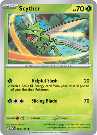 Scyther 123 SV Scarlet & Violet 151 - Uncommon