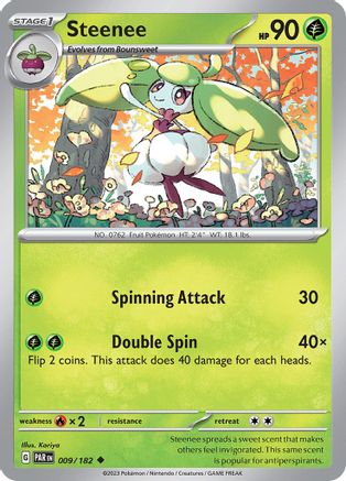 Steenee 009 - Reverse Holofoil SV04 Paradox Rift - Uncommon