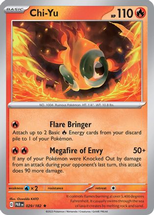 Chi-Yu 029 - Reverse Holofoil SV04 Paradox Rift - Rare