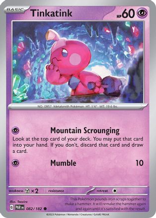 Tinkatink 082/182 SV04 Paradox Rift - Common