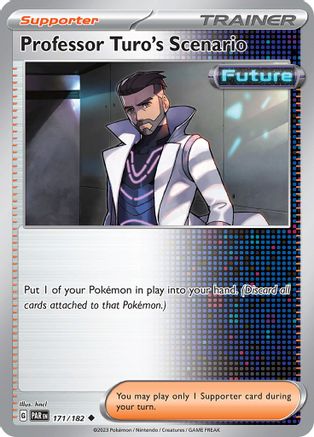 Professor Turo's Scenario 171 - Reverse Holofoil SV04 Paradox Rift - Uncommon