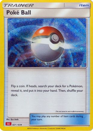 Poke Ball (CLC) 021 - Holofoil Trading Card Game Classic - Classic Collection