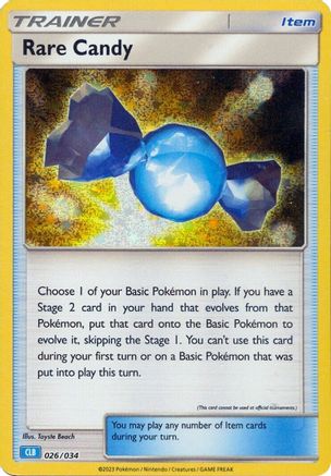 Rare Candy (CLB) 026 - Holofoil Trading Card Game Classic - Classic Collection
