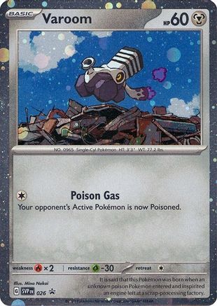 Varoom 026 - Holofoil SV Scarlet & Violet Promo Cards - Promo