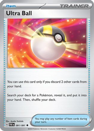 Ultra Ball 091 SV Paldean Fates - Uncommon