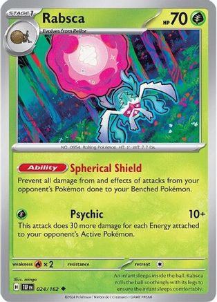 Rabsca 024 - Reverse Holofoil SV05 Temporal Forces - Uncommon
