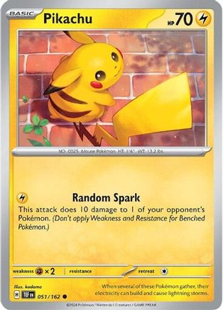 Pikachu 051 SV05 Temporal Forces - Common