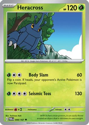 Heracross 008 SV06 Twilight Masquerade - Uncommon