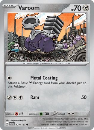 Varoom 124 - Reverse Holofoil SV06 Twilight Masquerade - Common