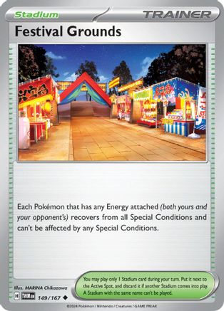 Festival Grounds 149 - Reverse Holofoil SV06 Twilight Masquerade - Uncommon