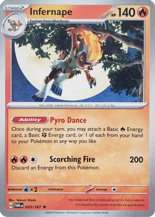 Infernape 033/167 Deck Exclusives - Rare