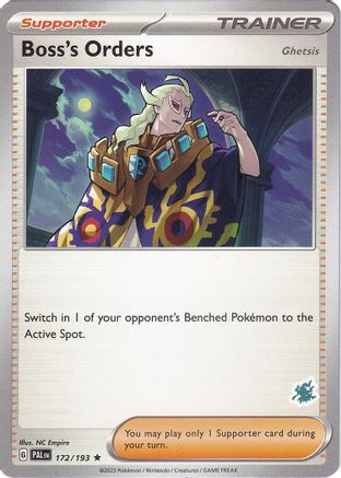 Boss's Orders - Darkrai Deck 172 Battle Academy 2024 - Rare
