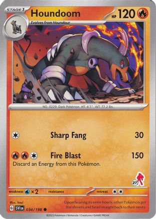 Houndoom - Armarouge 27 Battle Academy 2024 - Common