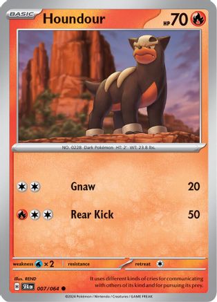 Houndour 007 SV Shrouded Fable - Common