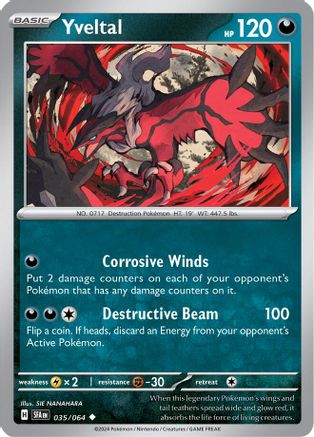 Yveltal 035 SV Shrouded Fable - Uncommon