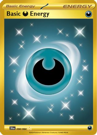 Basic Darkness Energy 098/064 - Holofoil SV Shrouded Fable - Hyper Rare