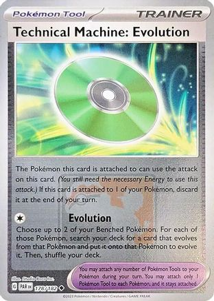 Technical Machine: Evolution 178/182 - Reverse Holofoil League & Championship Cards - Uncommon