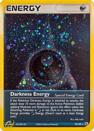 Darkness Energy (Special) 093/109 - Holofoil League & Championship Cards - Rare