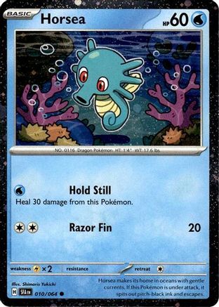 Horsea 010/064 - Holofoil Miscellaneous Cards & Products - Promo