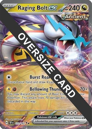 Raging Bolt ex 123/162 - Holofoil Jumbo Cards - Promo