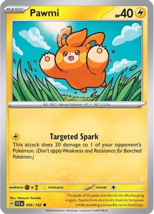 Pawmi 056 - Reverse Holofoil SV07 Stellar Crown - Common