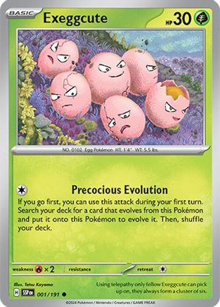 Exeggcute 001/191 SV08 Surging Sparks - Common
