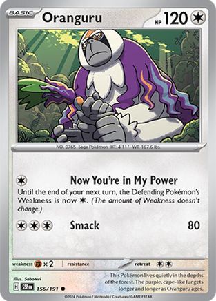 Oranguru 156 SV08 Surging Sparks - Common