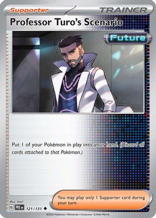 Professor Turo's Scenario 121 - Reverse Holofoil SV Prismatic Evolutions - Uncommon