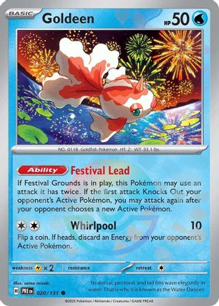 Goldeen (Poke Ball Pattern) 020 - Holofoil SV Prismatic Evolutions - Common