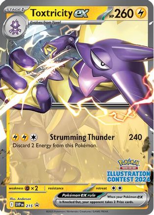 Toxtricity ex 215 SV Scarlet & Violet Promo Cards - Promo
