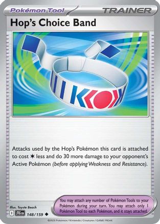 Hop's Choice Band 148 - Reverse Holofoil SV09 Journey Together - Uncommon