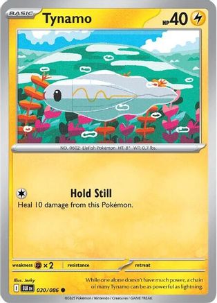 Tynamo 030 - Reverse Holofoil SV Black Bolt - Common