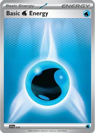 Basic Water Energy 019 - Reverse Holofoil SVE Scarlet & Violet Energies - Common