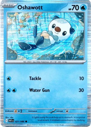 Oshawott 021/086 - Holofoil Miscellaneous Cards & Products - Common