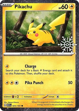 Pikachu 025/165 Miscellaneous Cards & Products - Common
