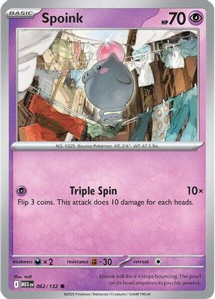 Spoink 062 ME01 Mega Evolution - Common