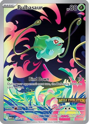 Bulbasaur 133/132 - Holofoil Miscellaneous Cards & Products - Illustration Rare