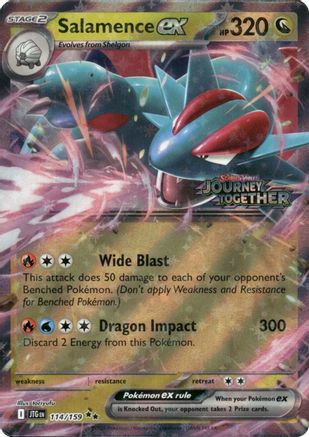 Salamence ex 114/159 - Holofoil Miscellaneous Cards & Products - Double Rare