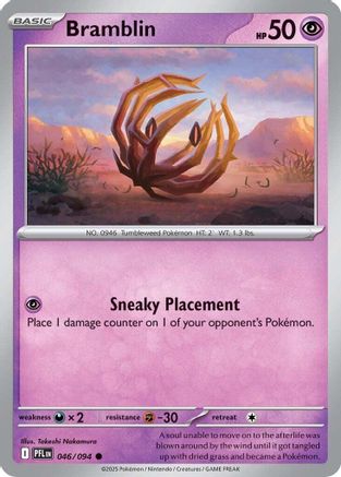 Bramblin 046 - Reverse Holofoil ME02 Phantasmal Flames - Common