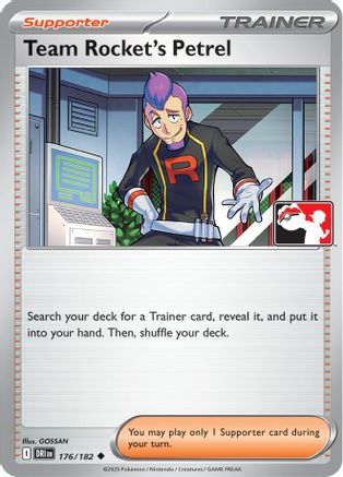 Team Rocket's Petrel 176/182 Prize Pack Series Cards - Uncommon